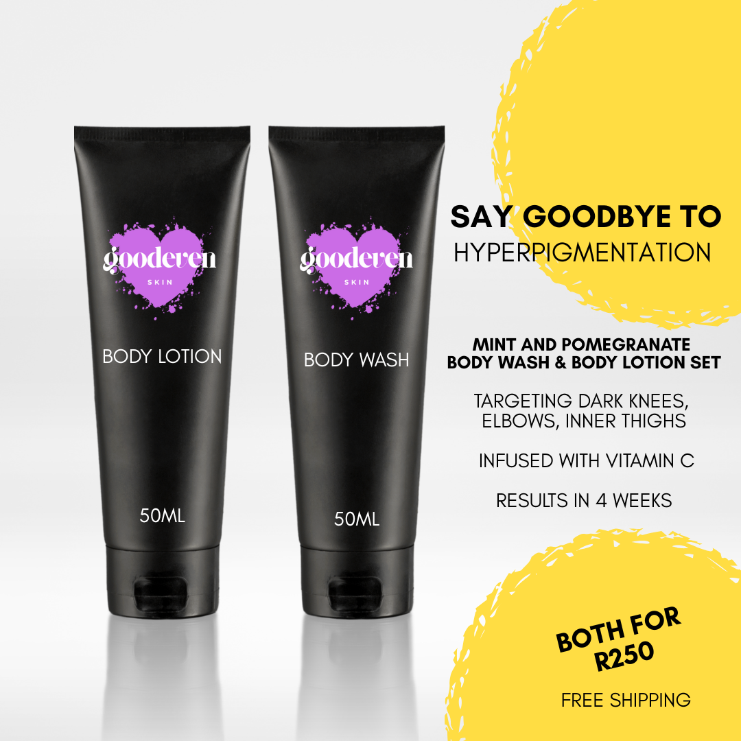 Refreshing Mint & Pomegranate fragranced BODY WASH & LOTION Set